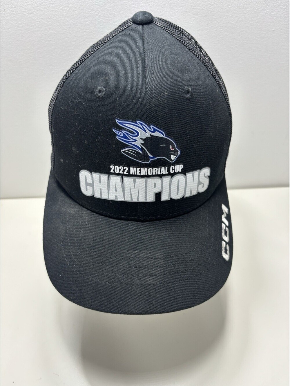 CCM Saint John Sea Dogs 2022 Memorial Cup Champions Trucker Hat CHL Hockey